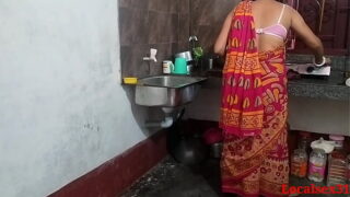 Telugu House Maid Blowjob Wirh Pussy Fucking In The Kitchen